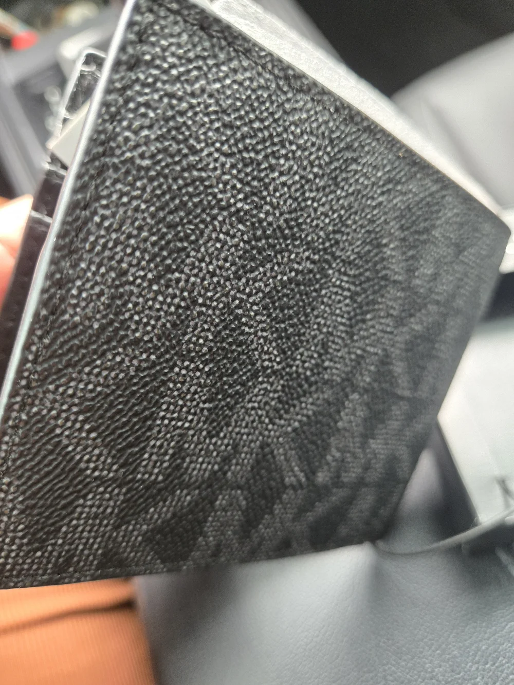 Michael Kors Black Pebbled Leather Slim Billfold Wallet - Picture 6 of 8
